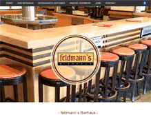 Tablet Screenshot of feldmanns-bierhaus.de